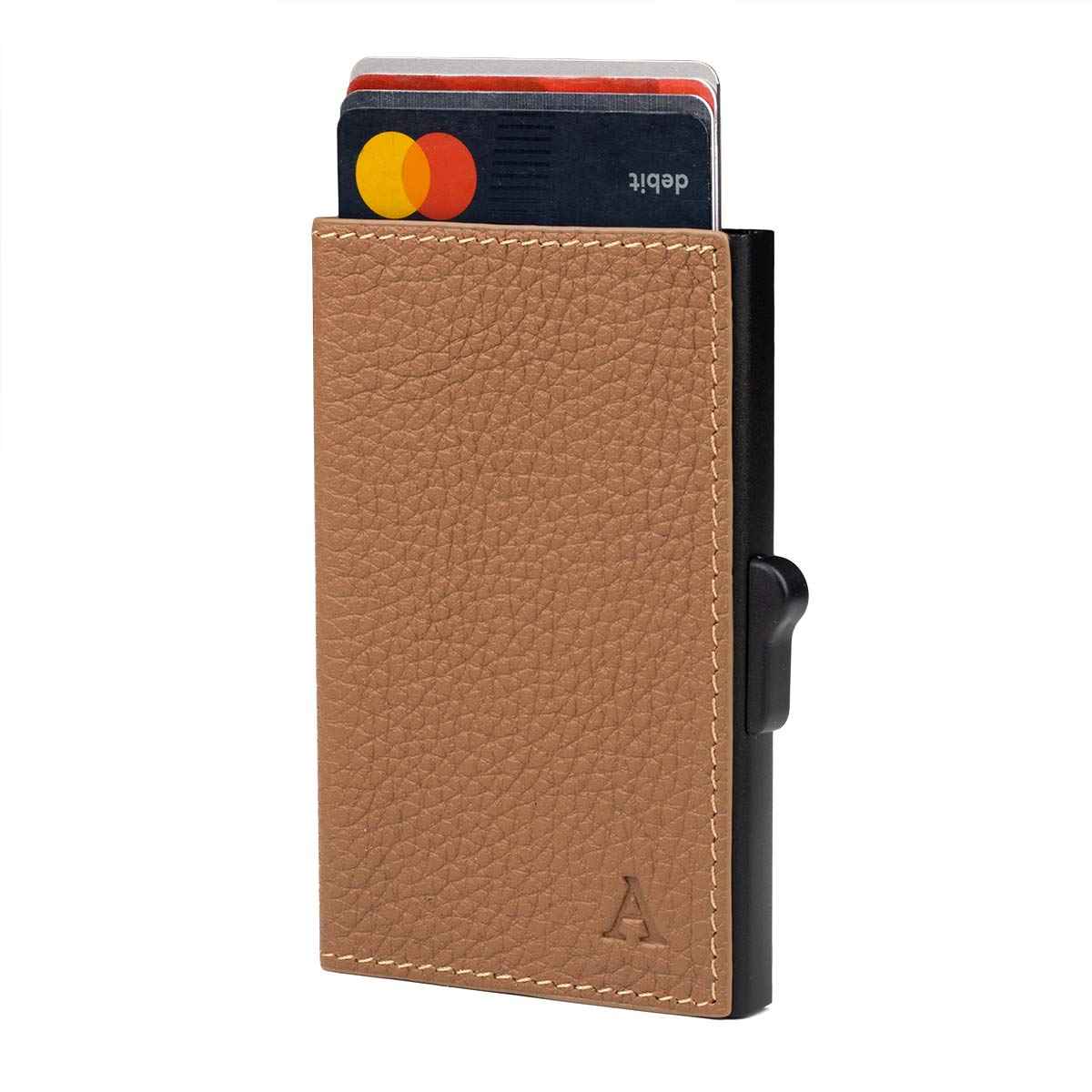 Aluminium Card Holder (Cognac)