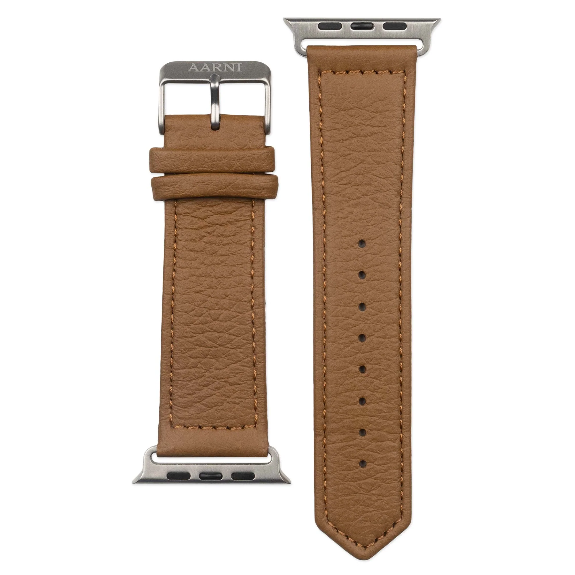 Elk Leather Apple Watch Band (Cognac)