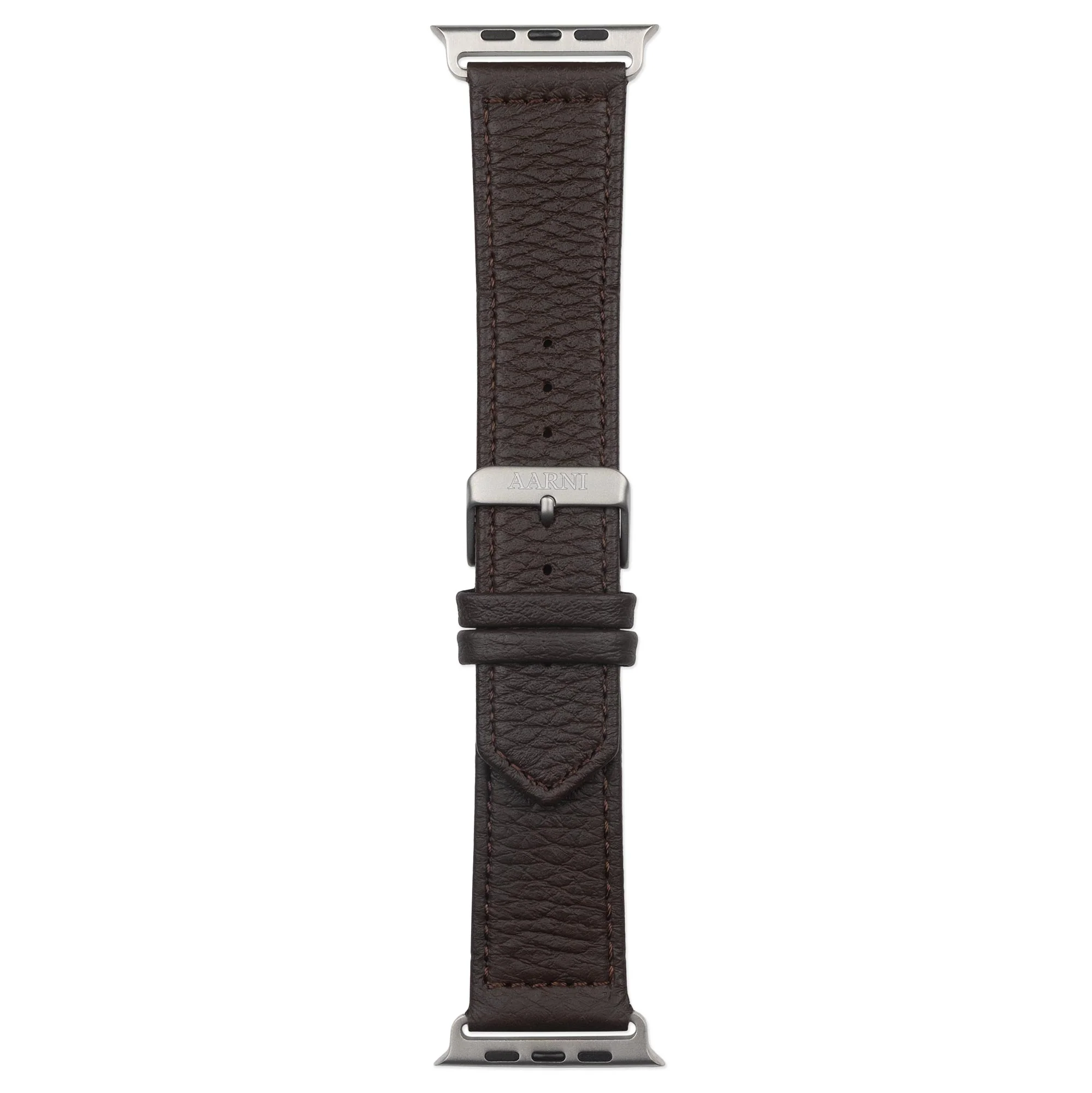 Elk Leather Apple Watch Band (Dark Brown) - Image 4