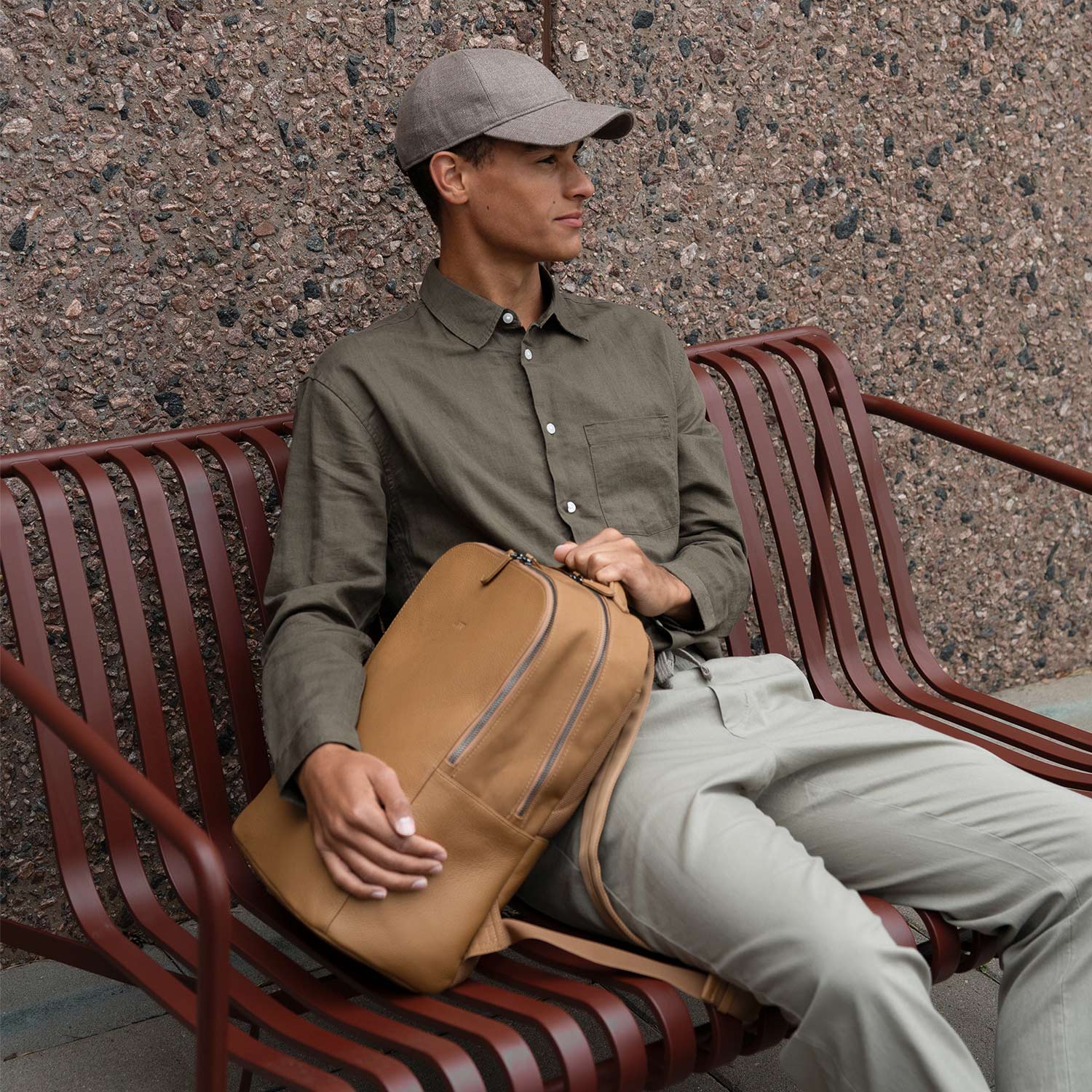 Athos Backpack (Cognac) - Image 7