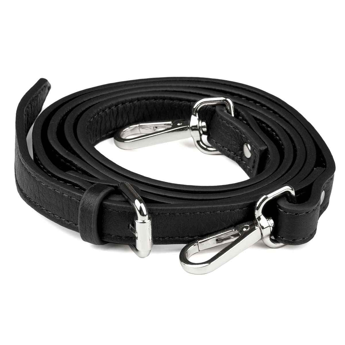 Elk Leather Shoulder Strap (Black) - Image 3
