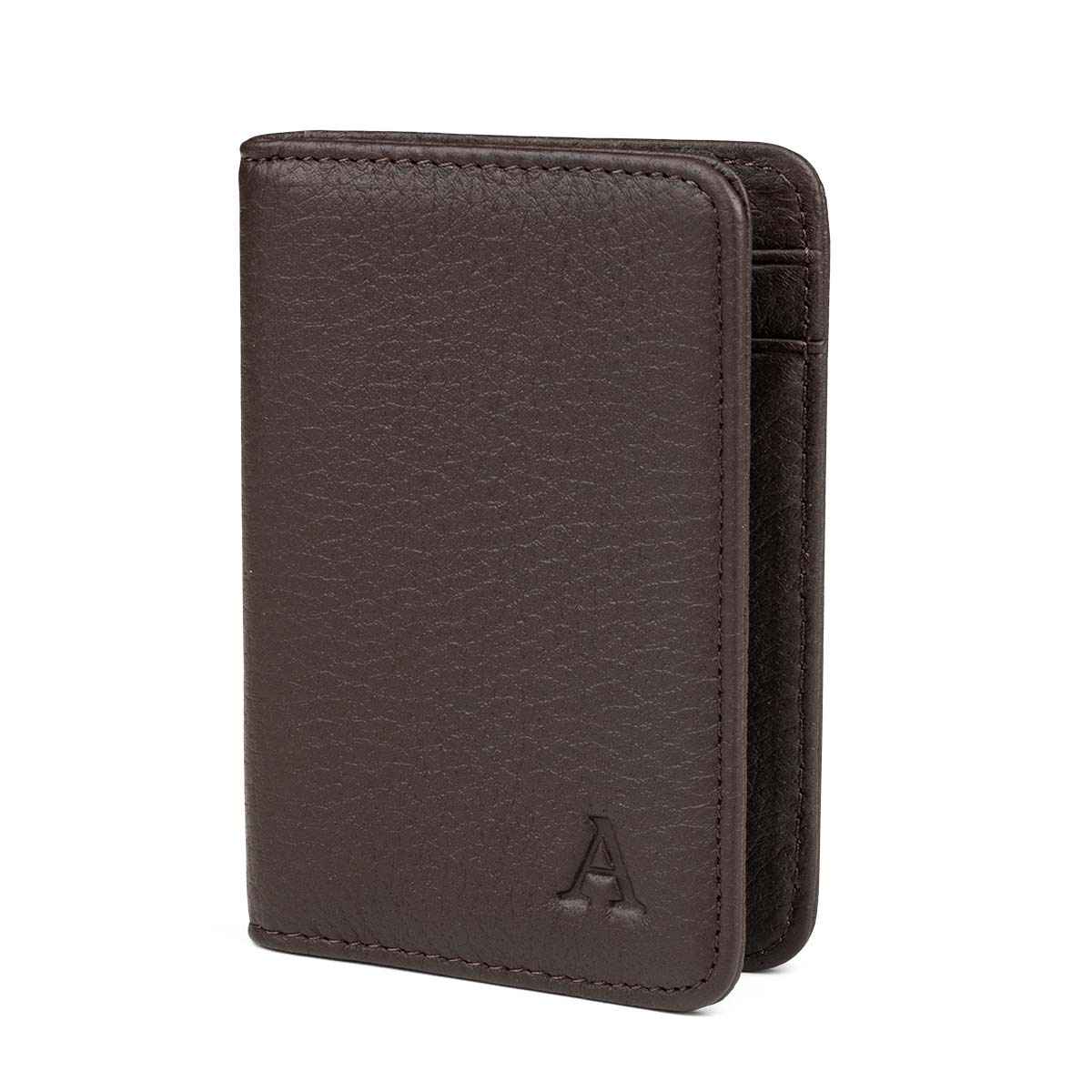 Elk Leather Wallet (Dark Brown)