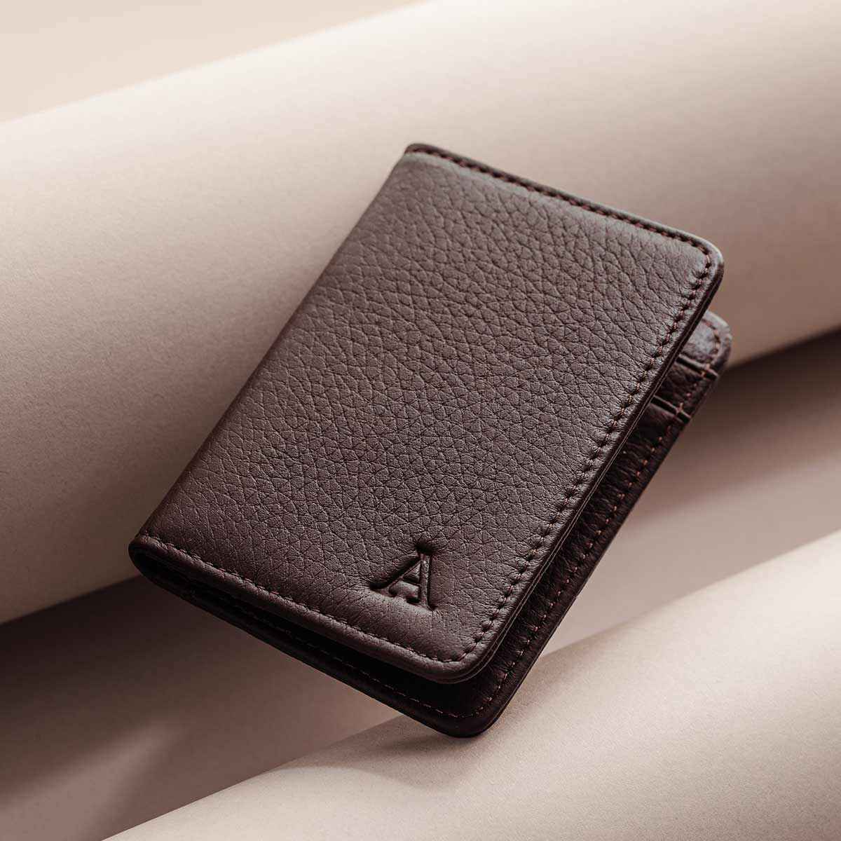 Elk Leather Wallet (Dark Brown) - Image 4