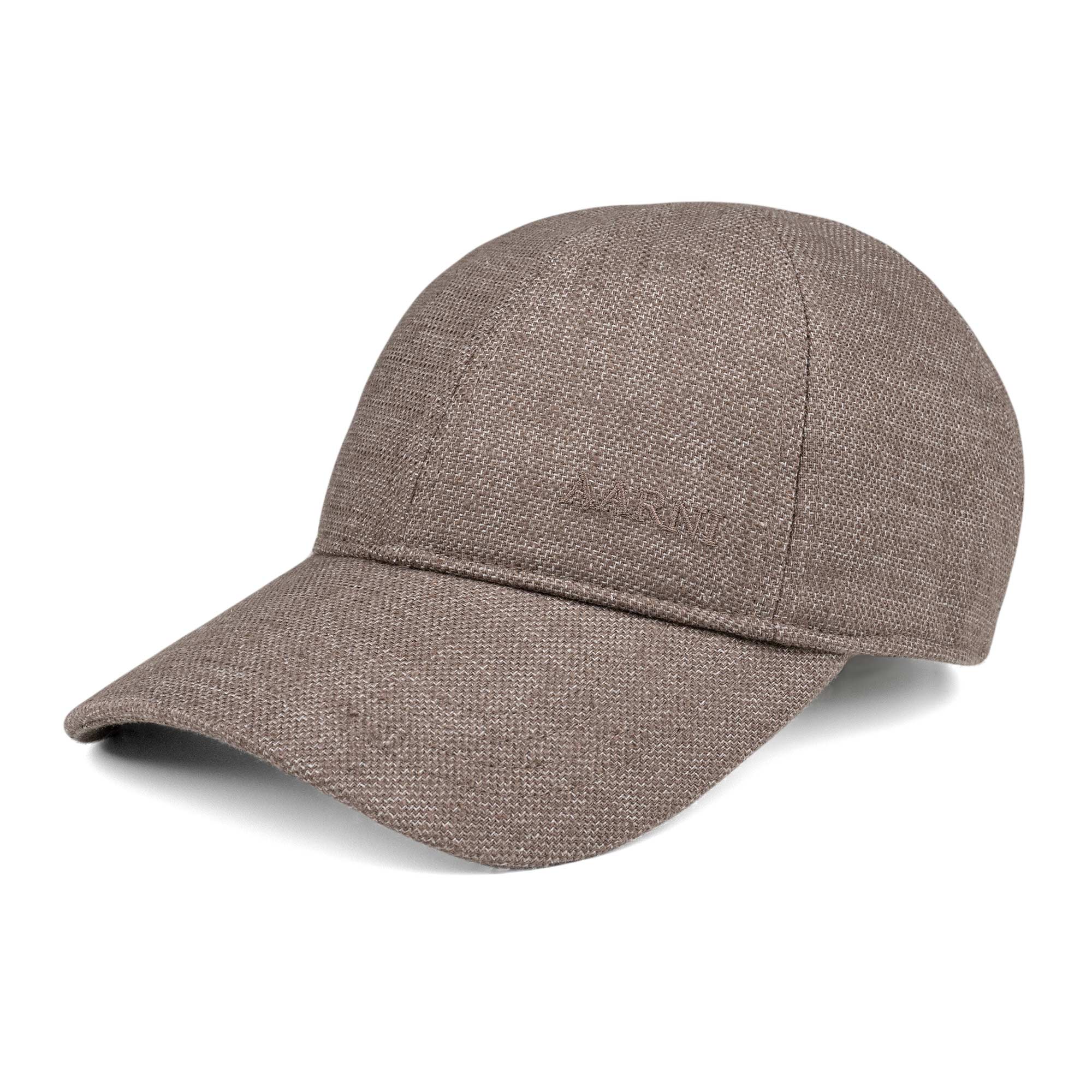 Linen Cap (Bark Brown)