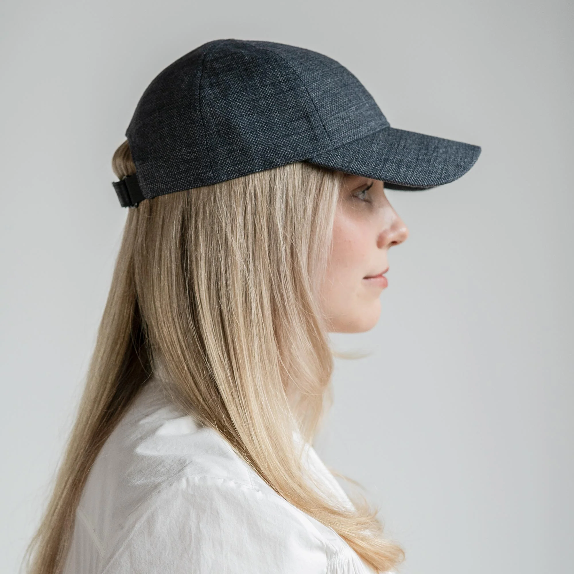 Linen Cap (Indigo Blue) - Image 2