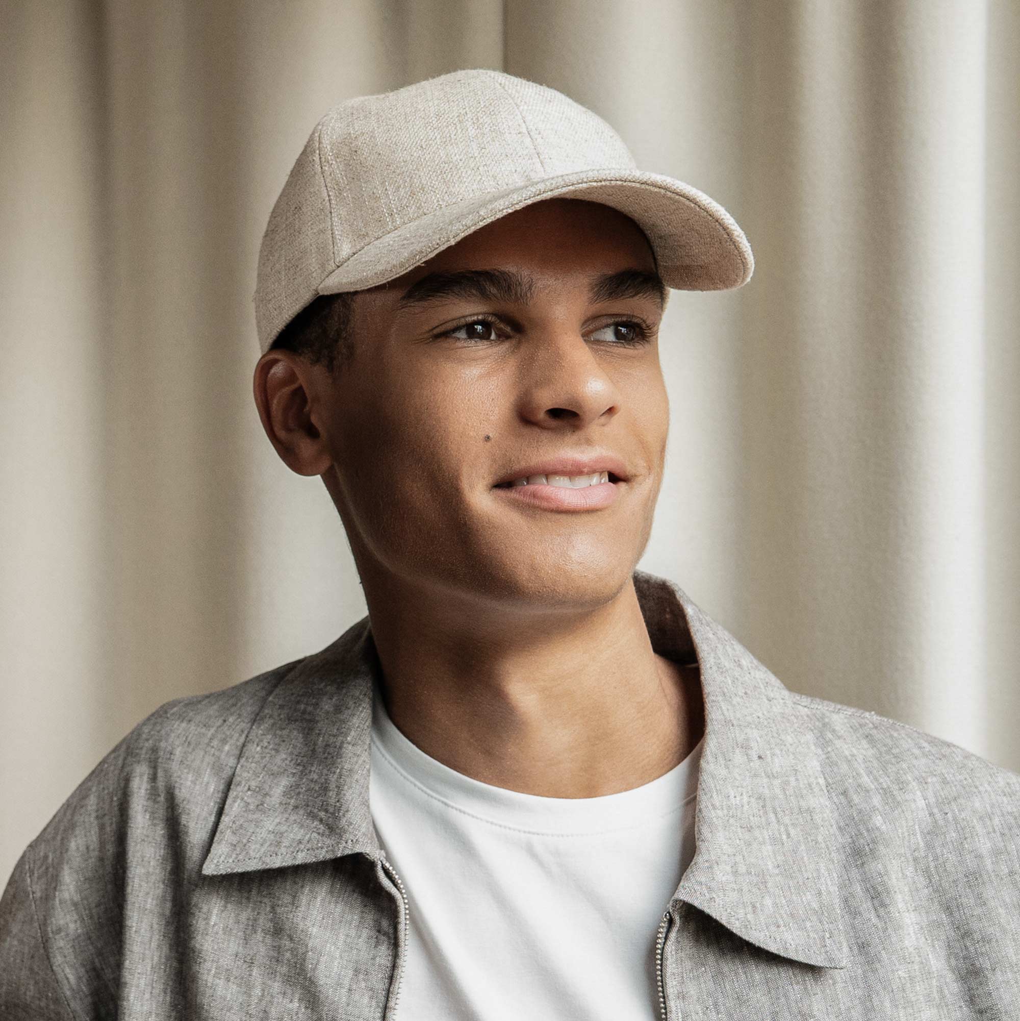 Linen Cap (Oat Beige) - Image 2