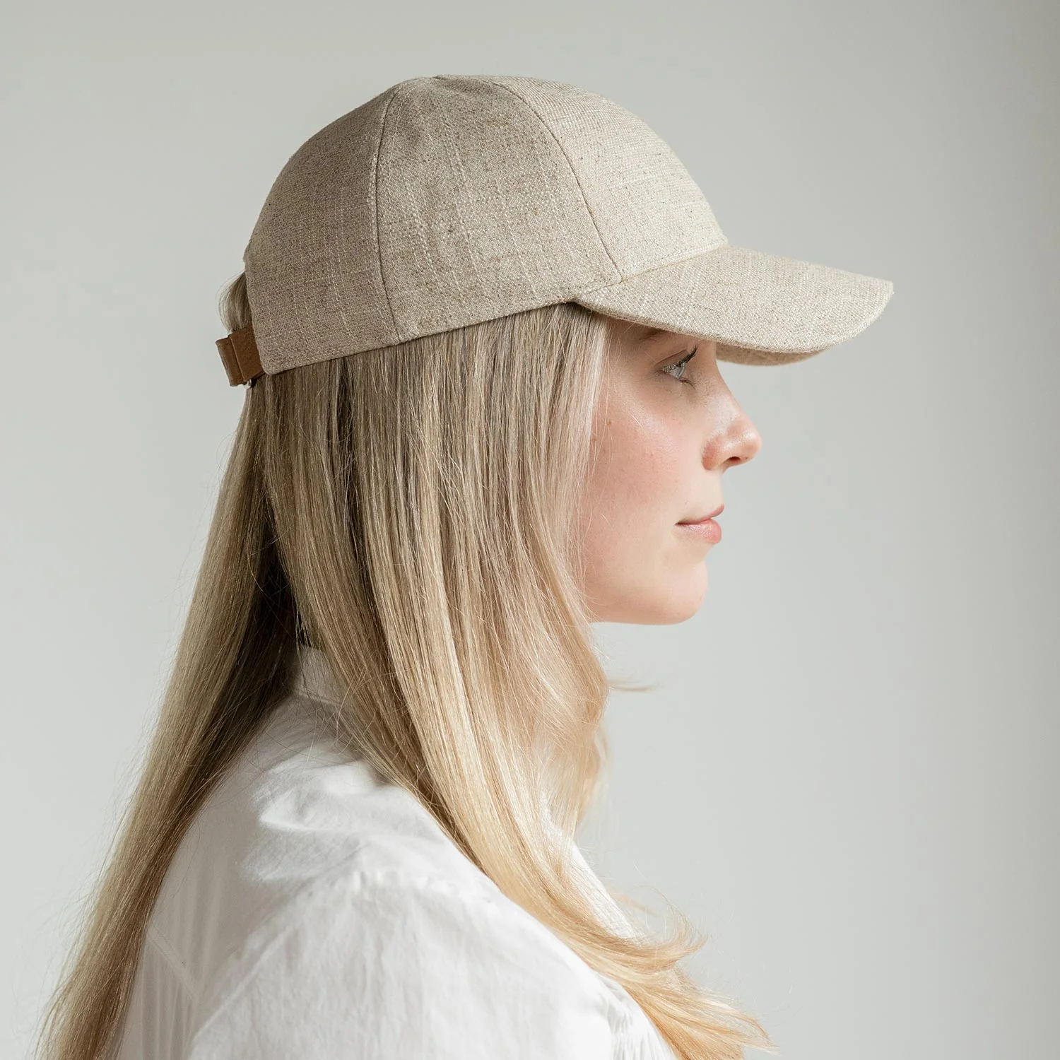 Linen Cap (Oat Beige) - Image 3