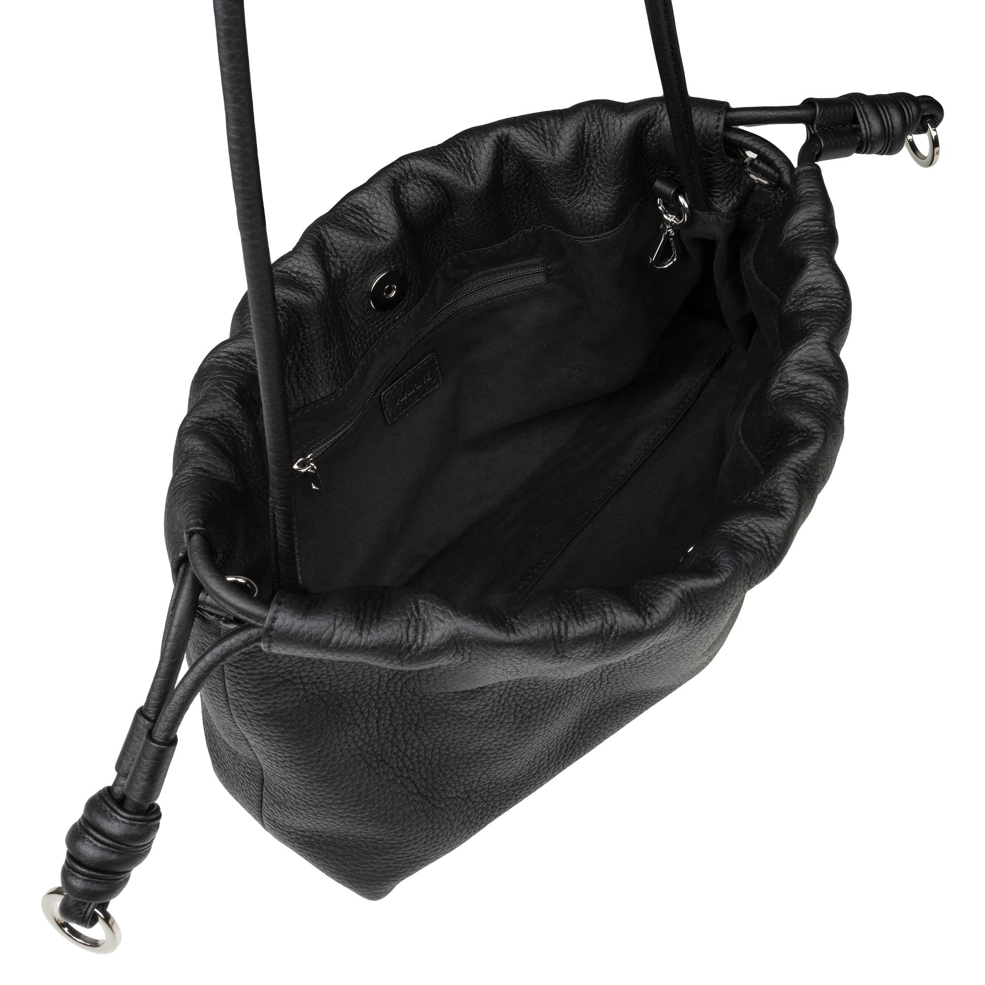 Linne Clutch Bag (Black) - Image 5
