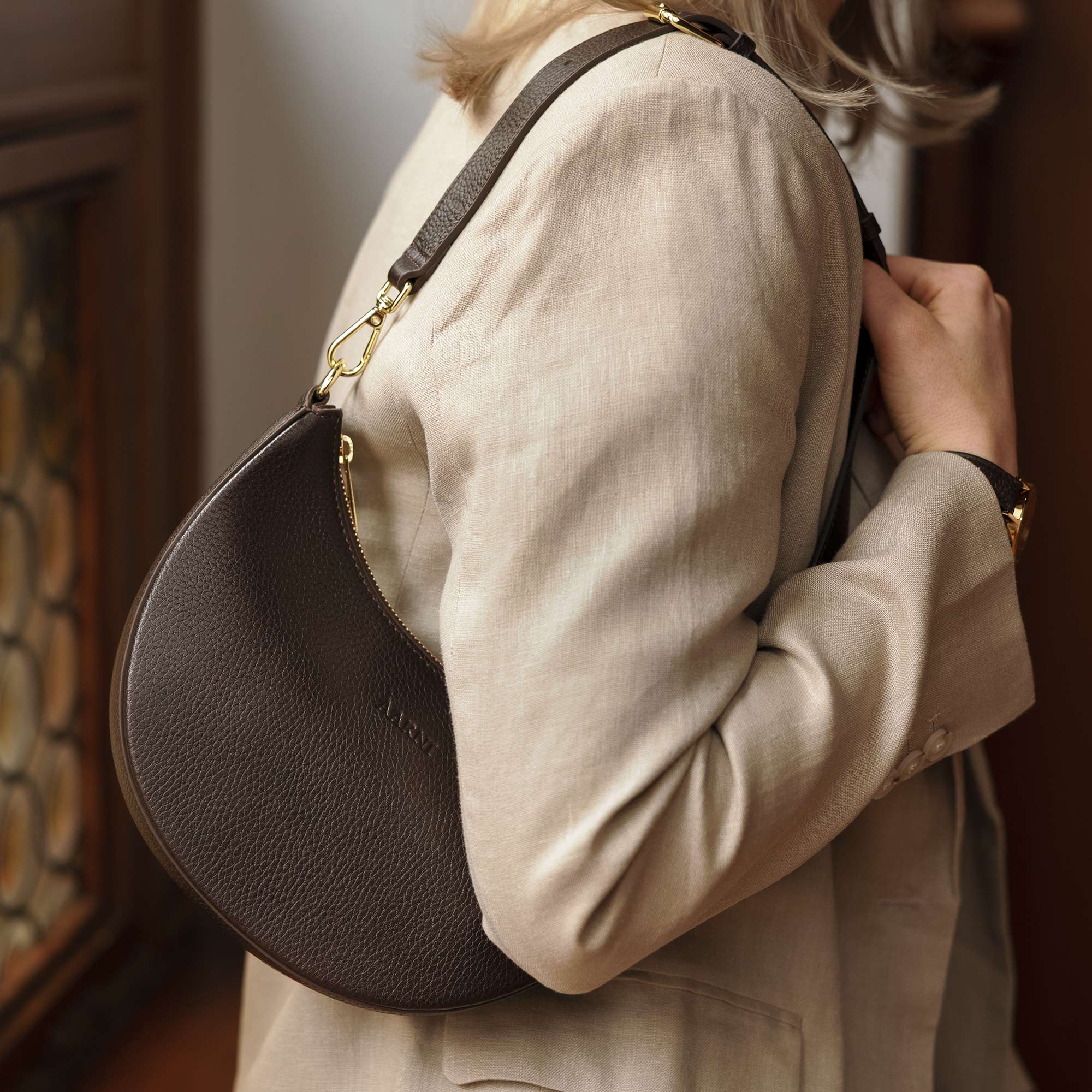Luna Bag (Dark Brown) - Image 2