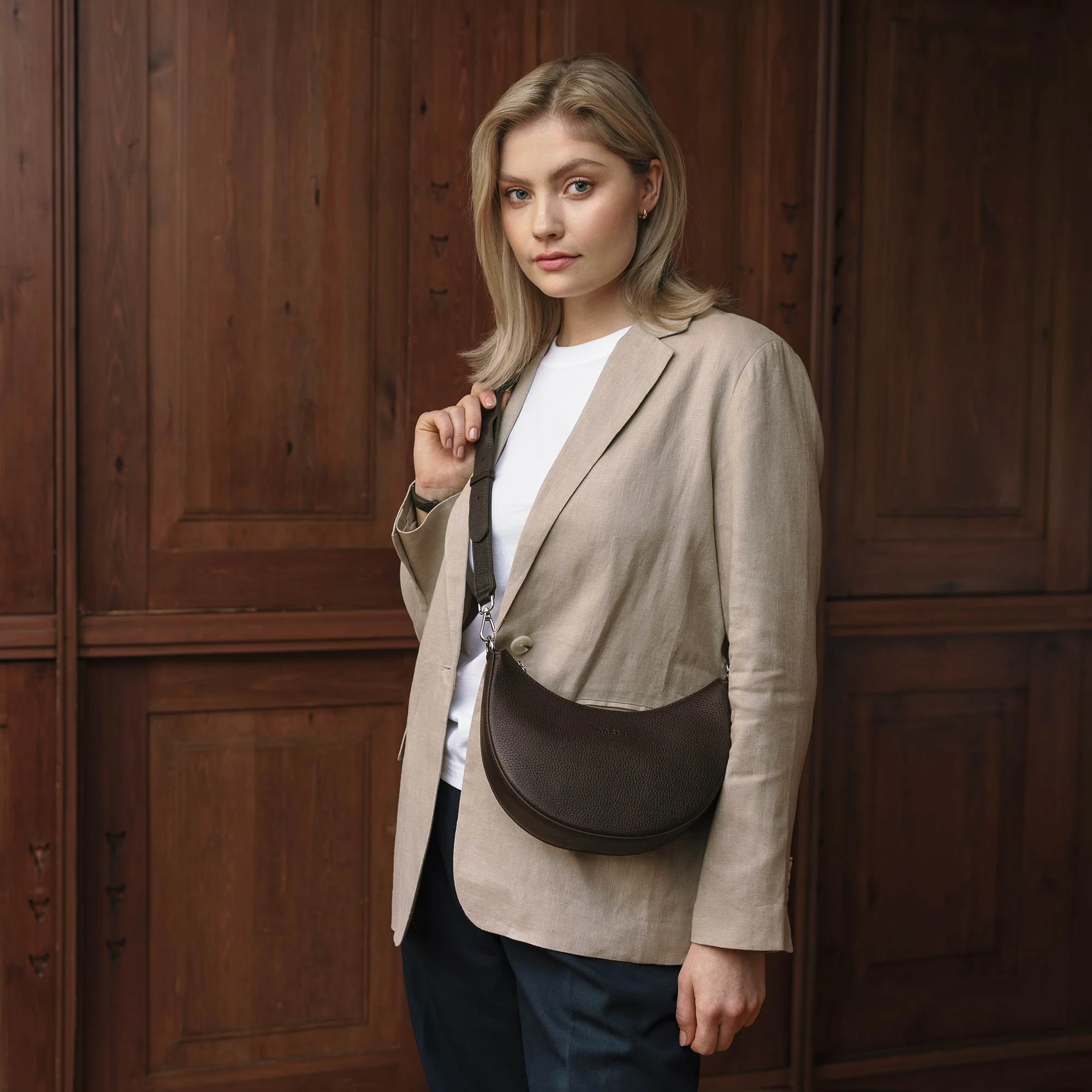 Luna Bag (Dark Brown) - Image 6