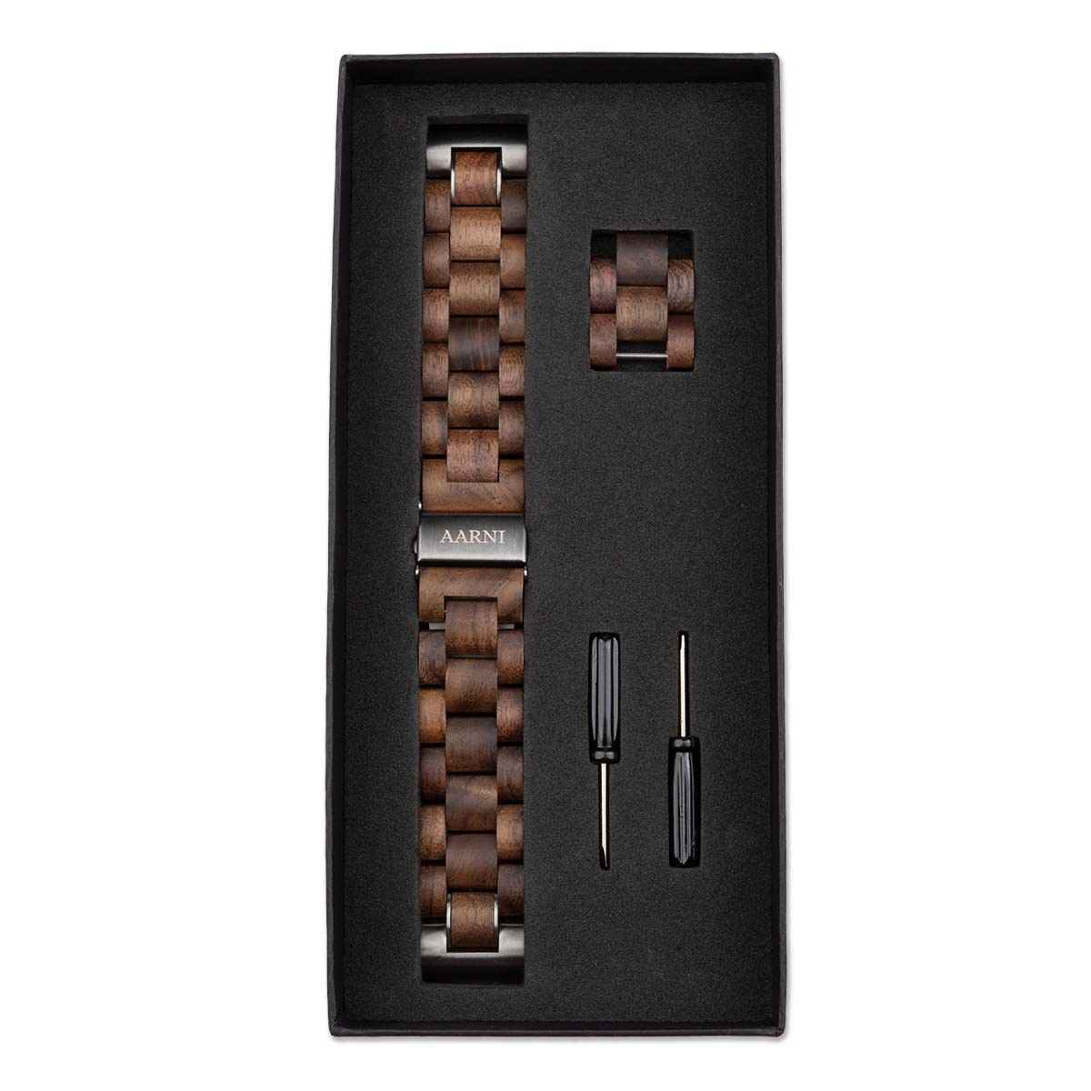 Walnut Wood Watch Band 20mm