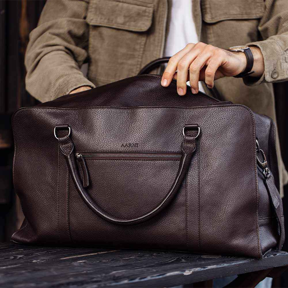 Weekend Bag (Dark Brown) - Image 2