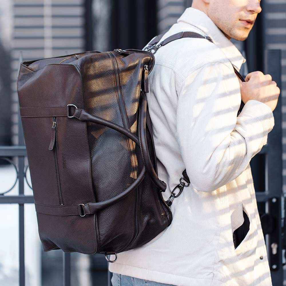 Weekend Bag (Dark Brown) - Image 4