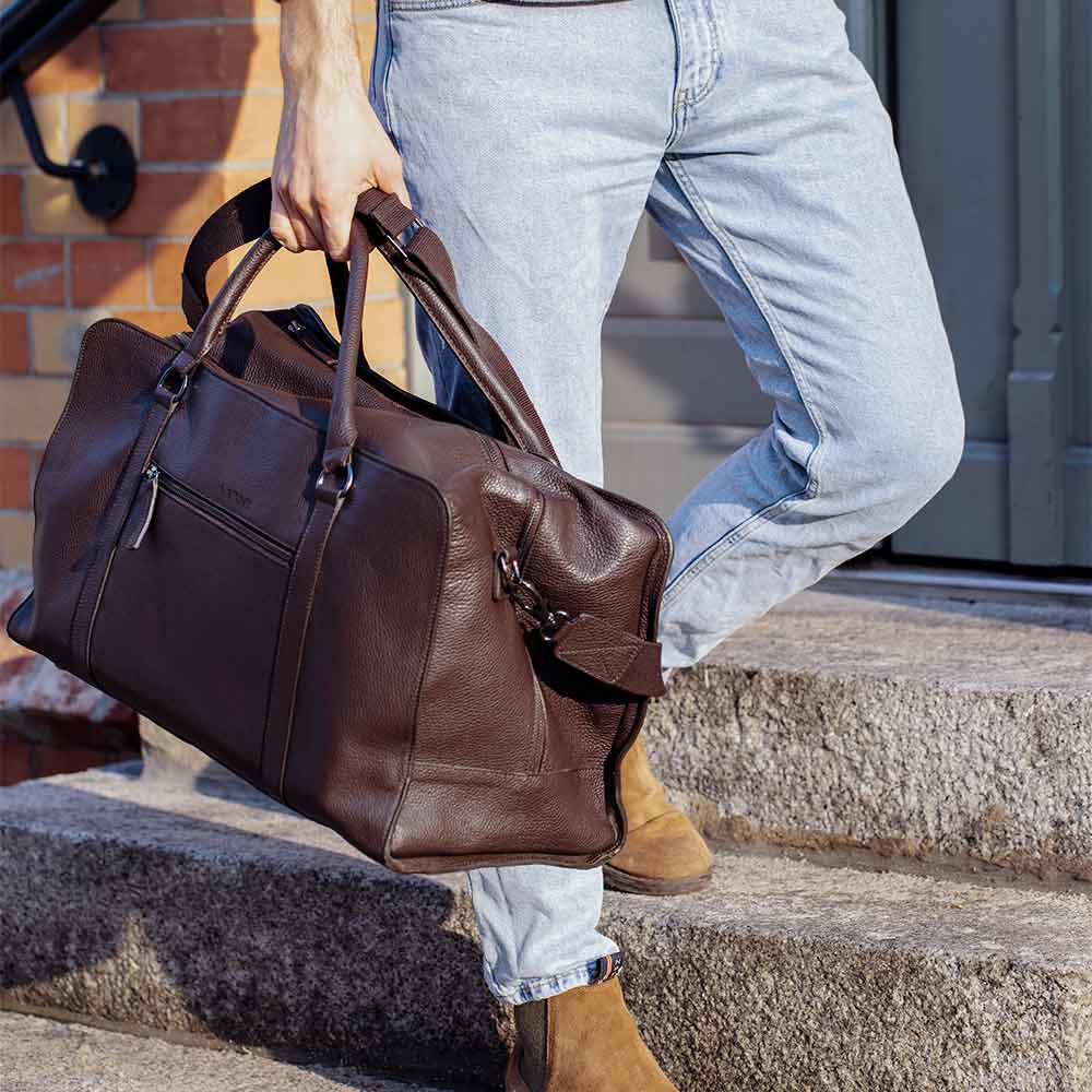 Weekend Bag (Dark Brown) - Image 7