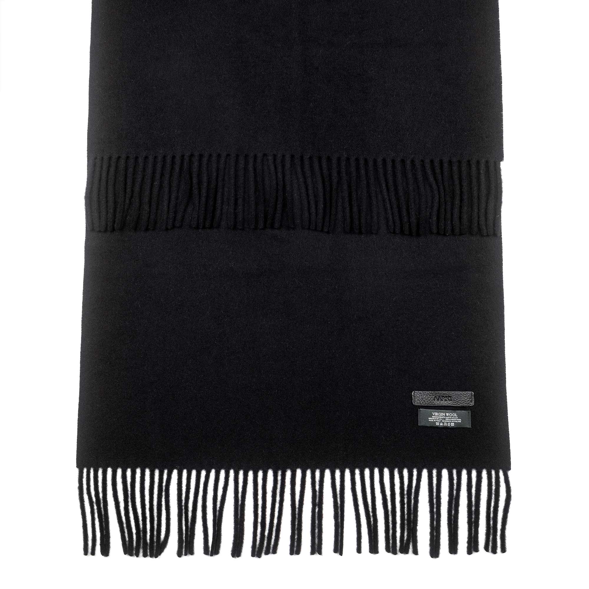 Wool Scarf (Black) - Image 2