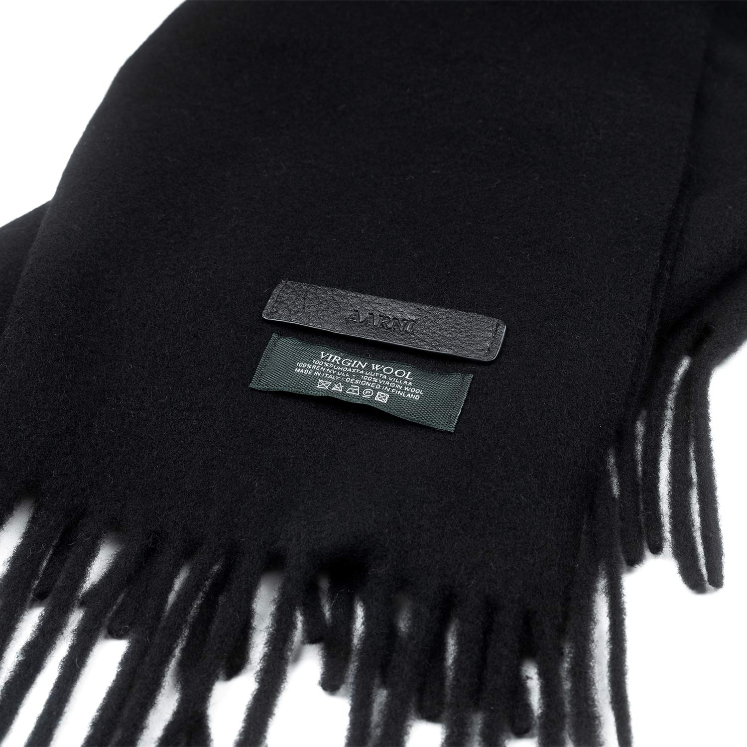 Wool Scarf (Black) - Image 3